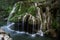 Bigar water fall, Romania, formed by an underground water spring witch spectacular falls into the Minis River