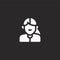 bigender icon. Filled bigender icon for website design and mobile, app development. bigender icon from filled gender identity