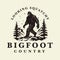 Bigfoot country logo icon