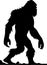 Bigfoot Logo Monochrome Design Style