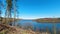 bigge lake in germany winter sun time lapse 4k