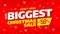 Biggest Christmas sale banner