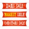 Biggest Christmas sale banners