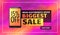 Biggest electronics sale banner poster flyer template