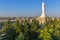 The biggest Monument of Virgin Mary in the world and panorama to Haskovo, Bulgaria