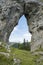 Biggest rocky window, Ohniste, Low Tatras mountains, Slovakia