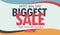 Biggest sale banner poster advertisement template