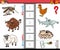 Biggest and smallest animal educational cartoon