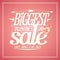 Biggest valentine`s day sale banner, lovely savings and hot prices