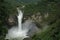 Biggest waterfall in ecuador. san-rafael