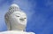 The Biggest white holy Buddha at Phuket, Thailand