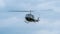 Biggleswade, UK - May 5th 2019:  A vintage Huey helicopter in flight