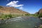 Bighorn mountains and river