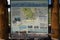 Bighorn Mountains, Wyoming - June 23, 2020: Information storyboard sign giving tourists a map and details of the Cloud Peak Skying