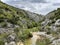 Bijela voda stream canyon or Bijela river karst canyon, Karin Gornji - Croatia