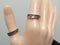 Bijou boho silver rings on mannequin hand