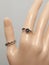 Bijou boho silver rings on mannequin hand