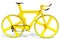 Bike 3D rendering bicycle on white background