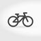 Bike or Bicycle Simple Vector Icon