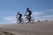 Bike bikers race in mitsikeli village uphill road