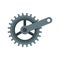 Bike crank icon, flat style