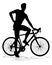 Bike Cyclist Riding Bicycle Silhouette