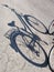 Bike details - cast shadow