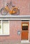 Bike on the house, Delft - Netherlands