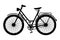 Bike Icon. Black Bicycle Symbol