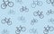 Bike icons background abstract