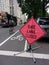 Bike Lane Closed, NYC, USA