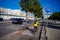 bike path that crosses the Santa apolonia train station area and the Lisbon cruise port