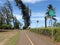 Bike path leading to the ocean at Baldwin Beach Park