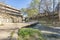 Bike path road over a canal in downtown Austin Texas on a beautiful sunny day