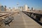 Bike and Pedestrian Lanes on the Brooklyn Bridge