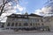 Bike rack by the Swiss National Museum in the center of Zurich