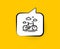 Bike rental line icon. Bicycle rent sign. Hotel service. Vector