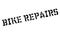 Bike Repairs rubber stamp