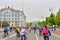Bike ride on Petrogradskaya Embankment