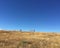 Bike riding across the prairie landscape