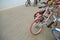 Bike share on seaside