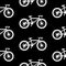 Bike symbol seamless pattern