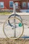 Bike theft with locked wheel