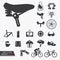 Bike tools and equipment part and accessories set