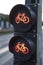 Bike Traffic Light Sign