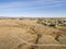 Bike trail in Colorado prairie