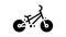 bike transport glyph icon animation