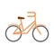 Bike transport recreational sport in flat style isolated icon