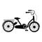 Bike tricycle icon, simple style