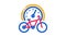 bike use time Icon Animation